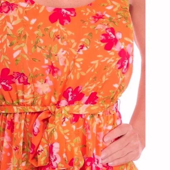 NEW Emma & Michele Sunset Boule floral dress - Picture 3 of 5